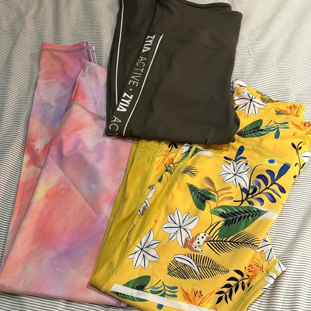 Zyia Leggings Bundle Size 8-10 Brand New